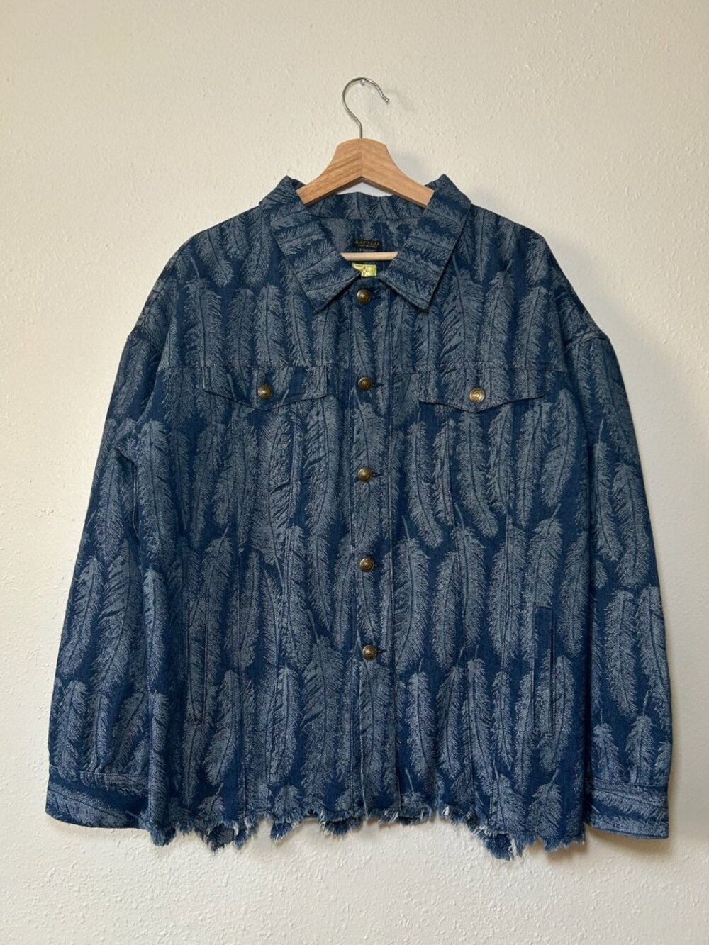 Kapital Feather Jacket in Blue Denim